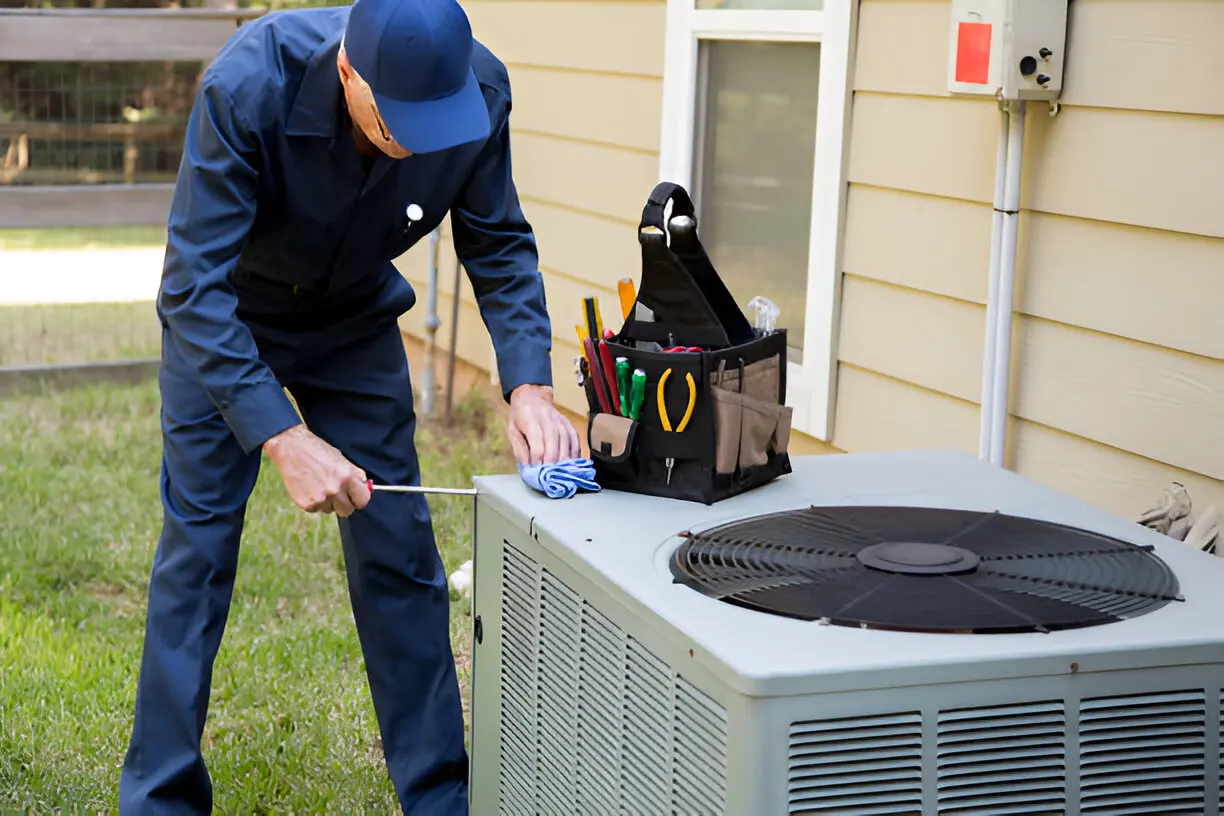 Full-service HVAC maintenance by SEABROOK AIR INC crew at a home in Orlando
